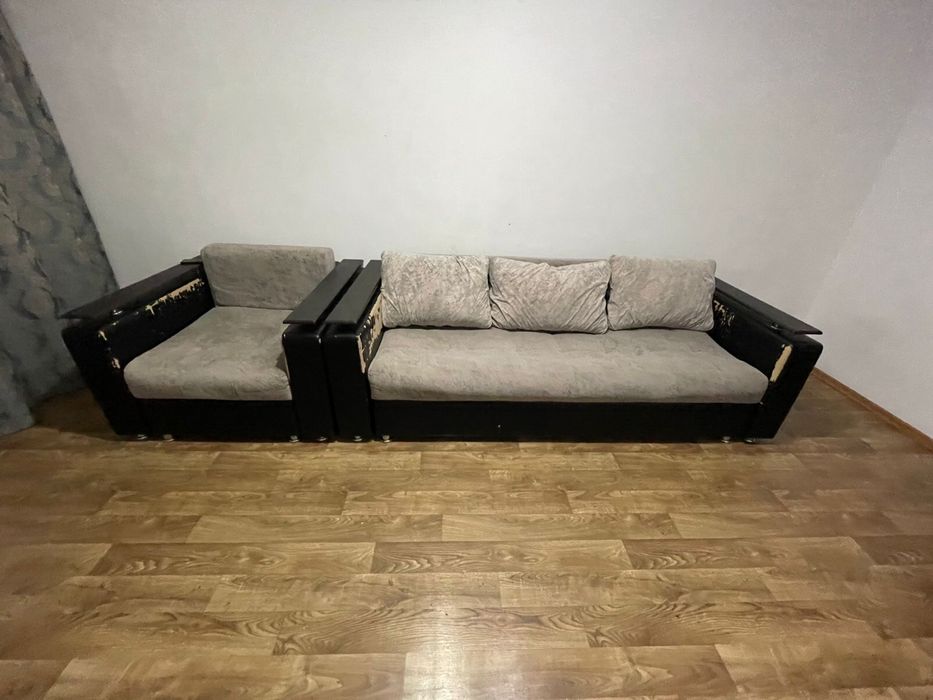 Продам диван с креслом в хорошем состоянии