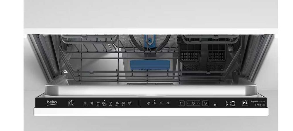 Masina de spalat vase incorporabila BEKO BDIN38440P, 14 seturi, 8 programe, 60 cm, Clasa C, panou comanda negru