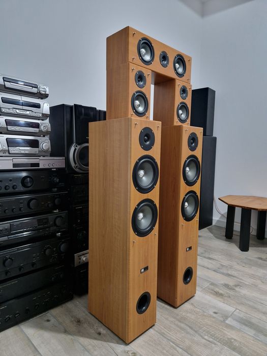 Pure Acoustics EX650F Set 5.0 Home Cinema 200W RMS - Boxe de podea + centru + surround