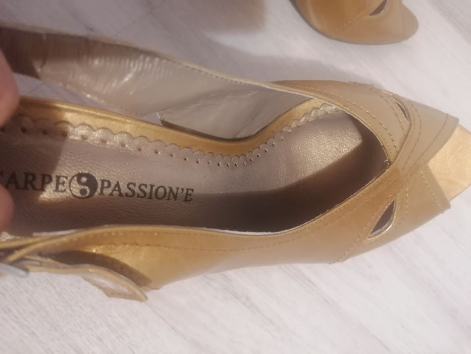 Pantofi dama italieni eleganti din piele, confectionati artizanal, 40