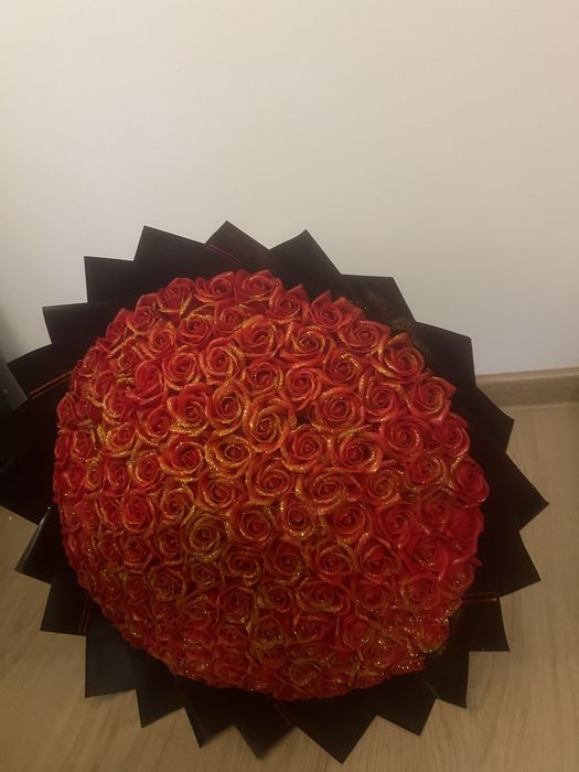 Buchet trandafiri sapun oferta