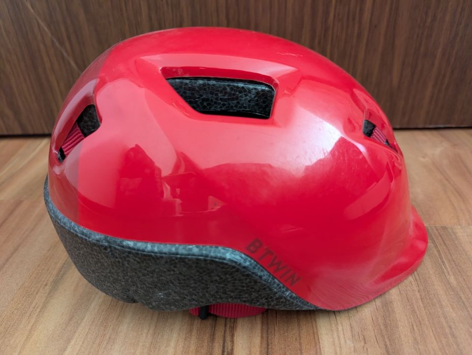 Casca ciclism BTWIN 500 Roșu copii