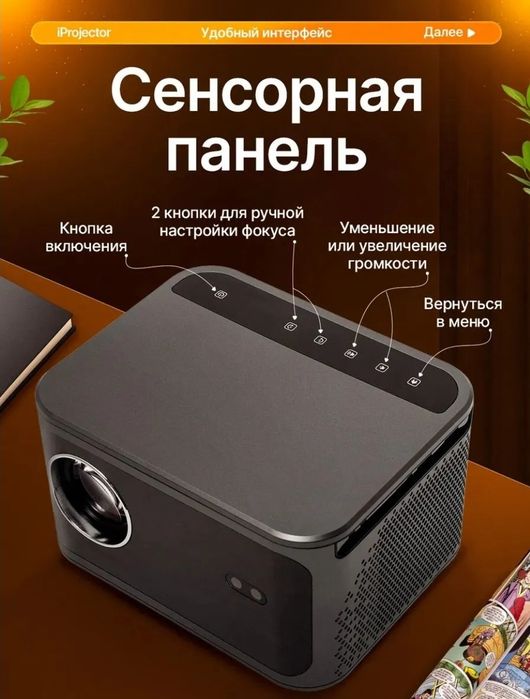‼️СмартПроектор android system.JY540 Прошивка тайор+доставка.м.у