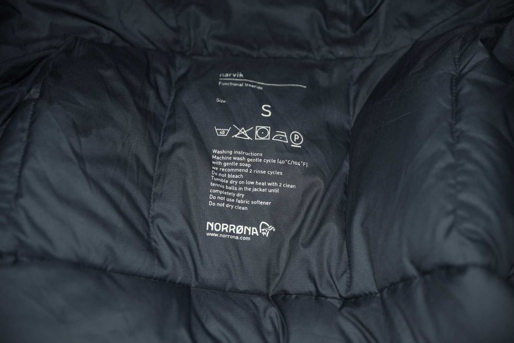Norrona Narvik 750 Down оригинална мъжка пухена парка, S размер