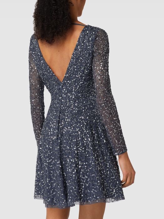 Официална къса рокля с пайети eu34 хс размер Jake*s бляскава