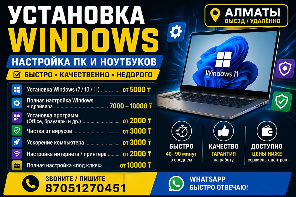 Установка Windows