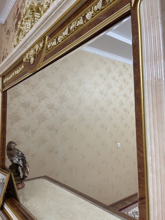 Горка, гарнитур, зеркало, мебель для гостиной