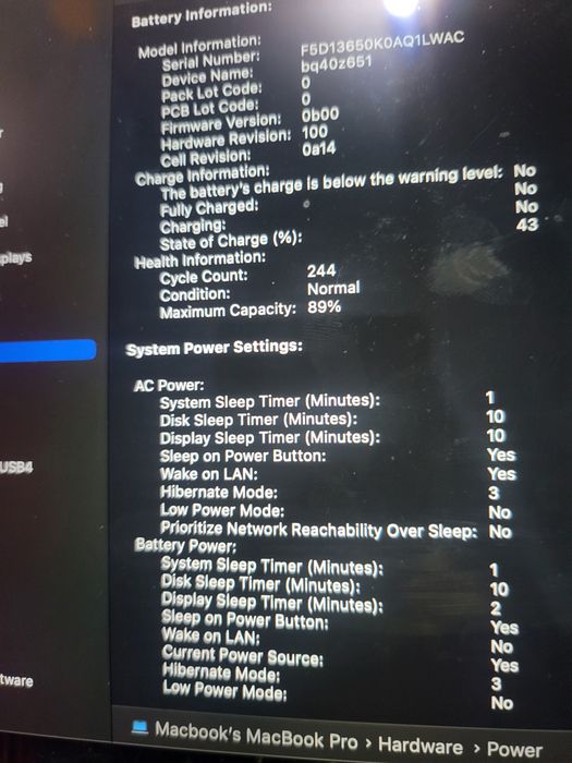 MacBook pro 16 inch m1 pro 2021