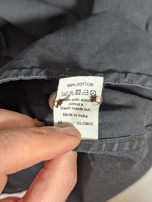 Cămașă River Island, M, neagra, bumbac 100%, stil casual-elegant