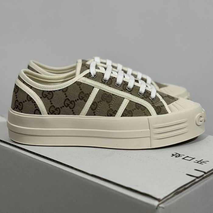 GG Tennis 1977 Platform - Beige GG