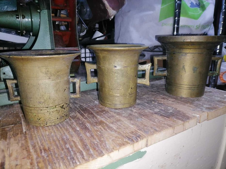 3 mojare bronz marimi si greutati diferite