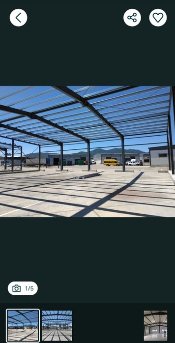 Vând hală metalica structuri metalice hale industriale INP HEA HEB IPE