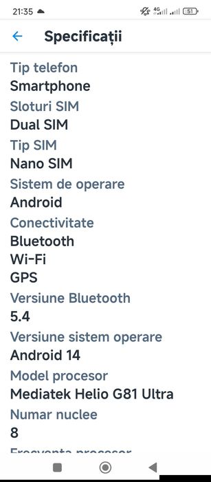Vând telefon Xiaomi Red 14 c nou