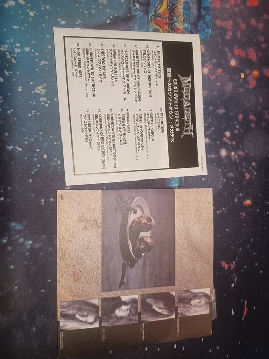 CD Megadeth Japoneză foarte rar