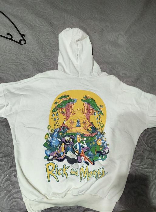 Худи с принтом Rick and Morty