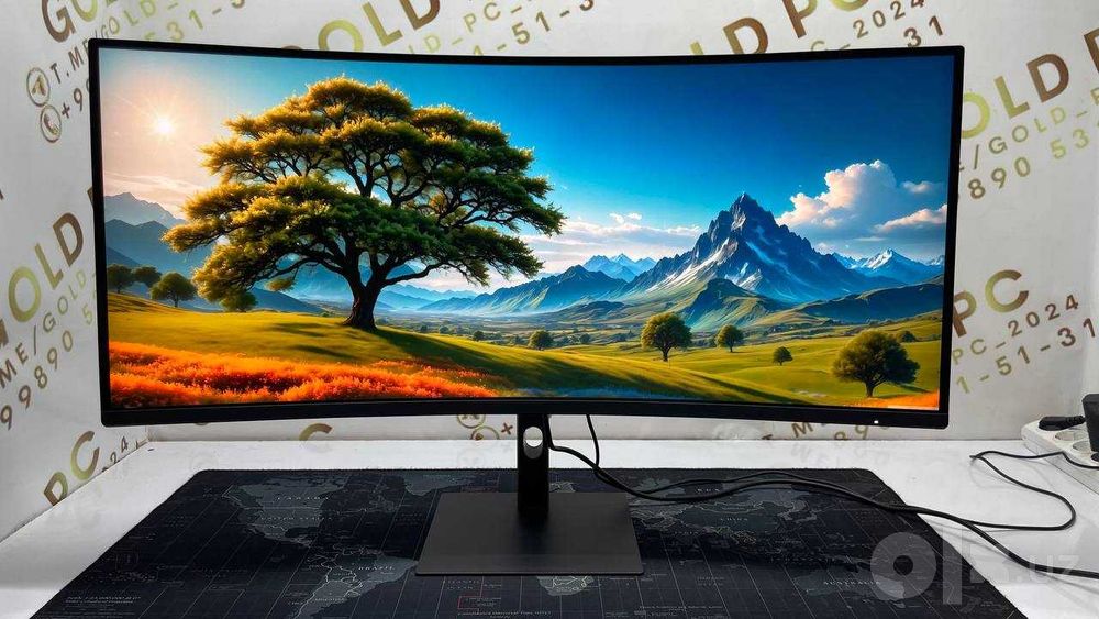 Monitor REDMI 34 180hz CURVED "VA" / Arzon manitor lar bor yana