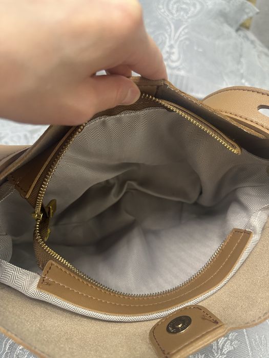 Сумка светло-коричневого цвета