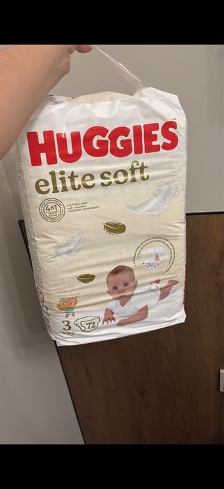 Подгузники huggies elite soft 2 и 3