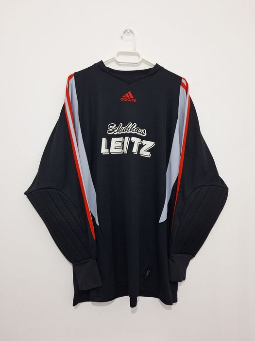 Bluză Adidas Schuhhaus LEITZ Oliver KAHN 22 Climalite y2k mărimea XL