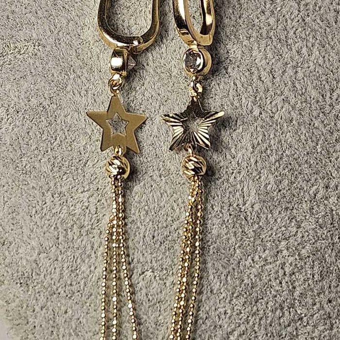 Cercei din aur galben 14K, 3.45 grame