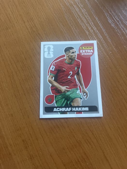 Achraf Hakimi extra sticker wc 2026 silver