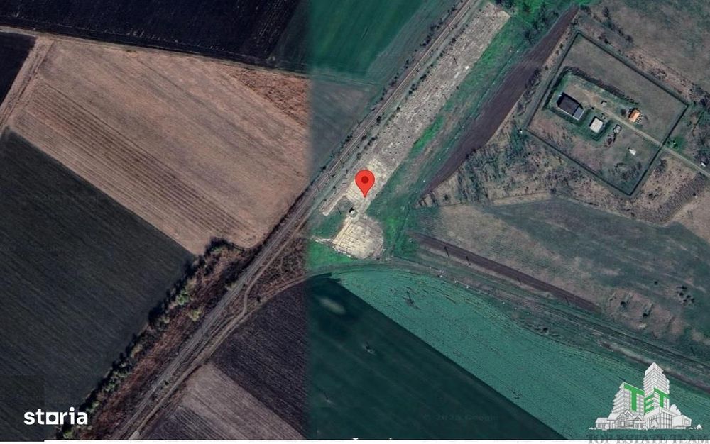 Teren si platforma betonata cu acces rapid la Autostrada Moldovei – Bo