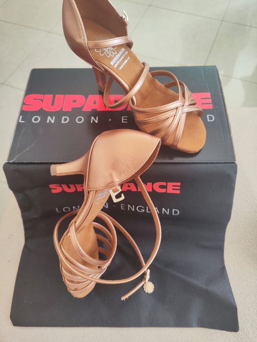 Supadance - Latin dance shoes - Style 1143 - Dark Tan Coag