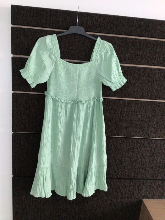 Rochie de vară verde Reserved fetiță 10 ani, 140 cm