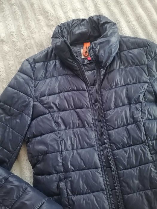 Geacă de fâș bleumarin