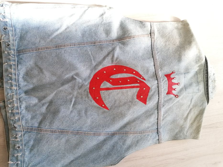 Vesta blugi lucrata manual - unicat