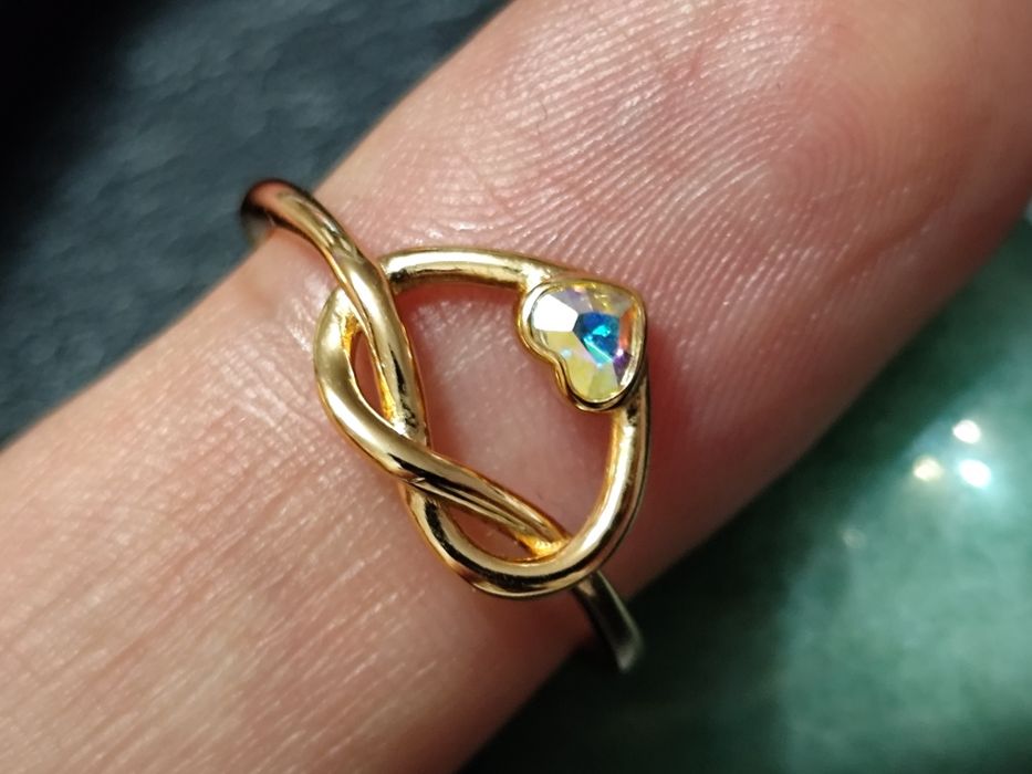 Пръстен / Сърце / Сребро / Злато / Кристал