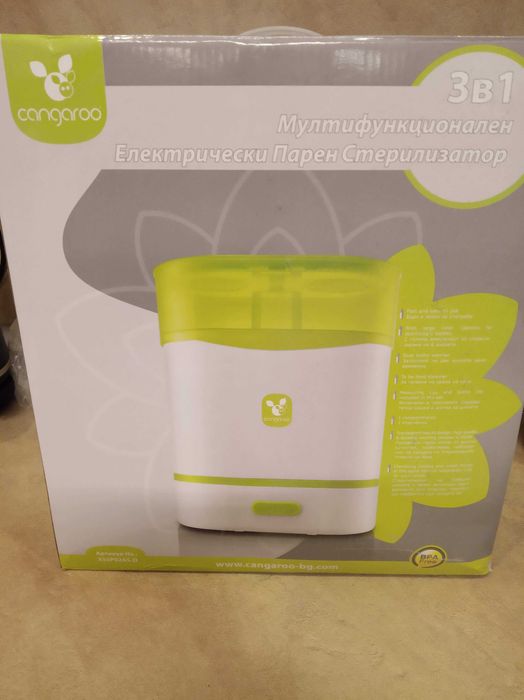 Бебешки електрически парен стерилизатор