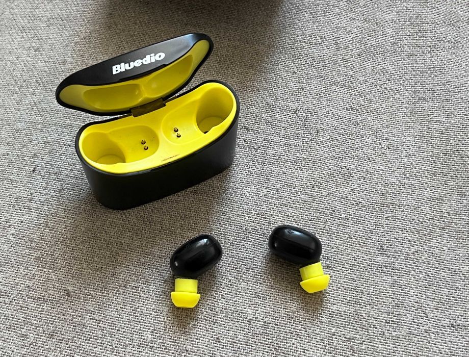 Casti wireless Bluedio T Elf Bluetooth cu cutie incarcare