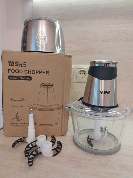 Електрически кухненски робот и чопър YASHE