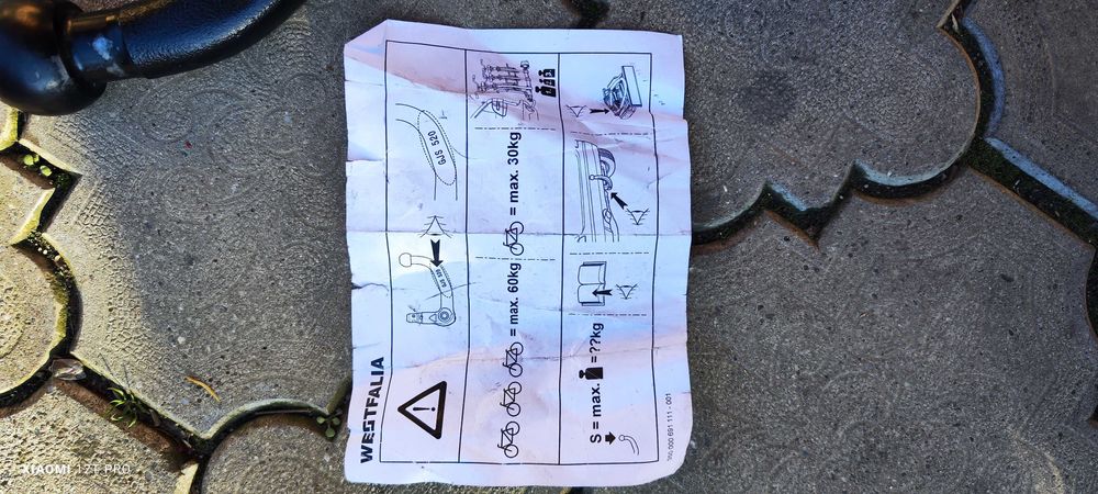 Cârlig Bmw Westfalia demontabil