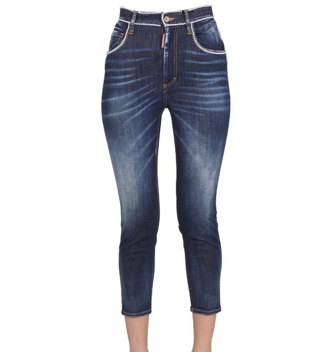 Дънки с висока талия Dsquared2