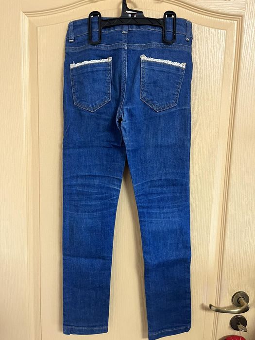 Дънки слим Zara и още три чифта прави дънки за момиче