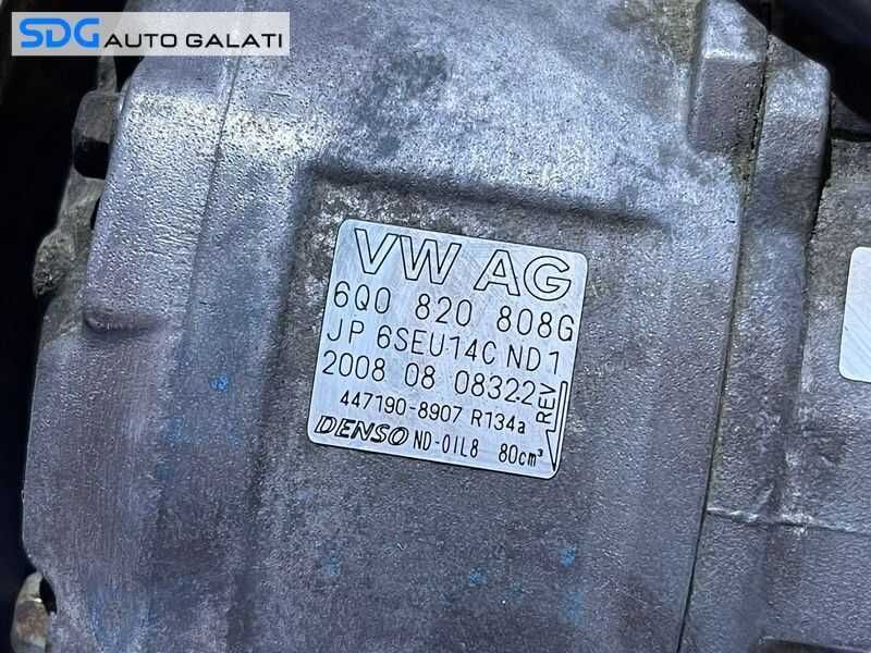 Compresor AC Aer Conditionat Clima VW Polo 9N 1.4 TDI BWB BMS 2005 - 2010 Cod 6Q0820808G [B0079]