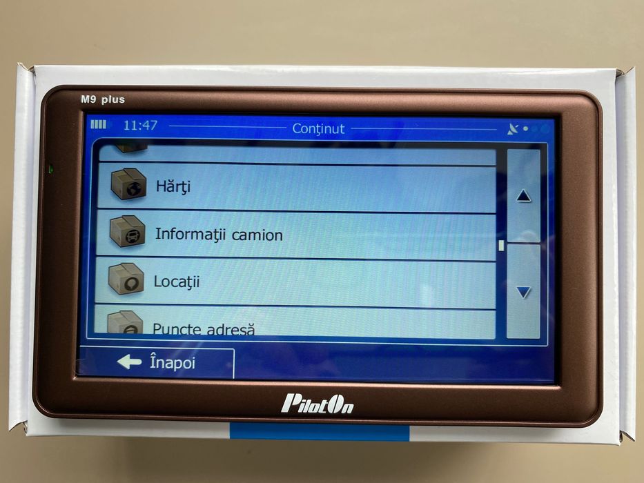GPS PilotOn M9 Plus Harti 2025 Q2 NOU autoturism/camion/autocar
