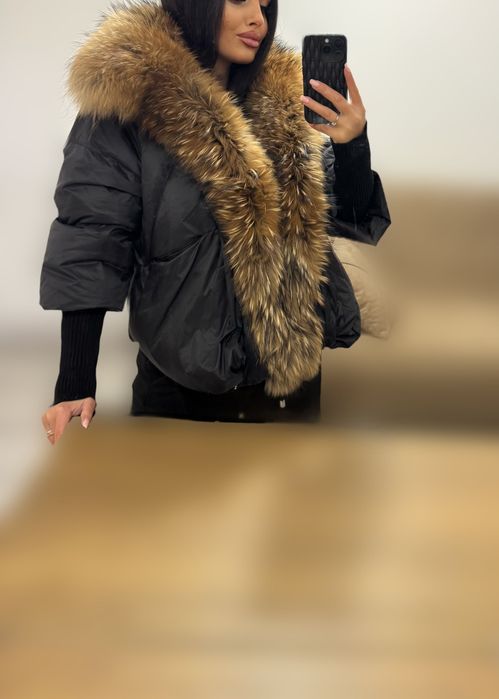 Geaca cu blana naturala