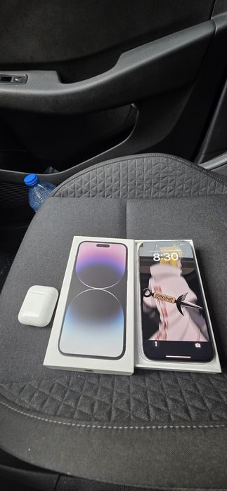 IPhone 14 pro max 128gb purple+airpods 2th generation