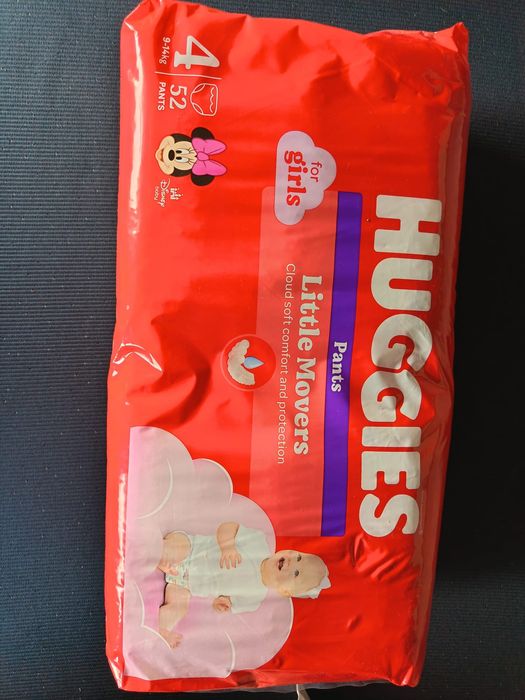 Scutece chiloțel Huggies nr. 4 (fetite) 9-14 kg