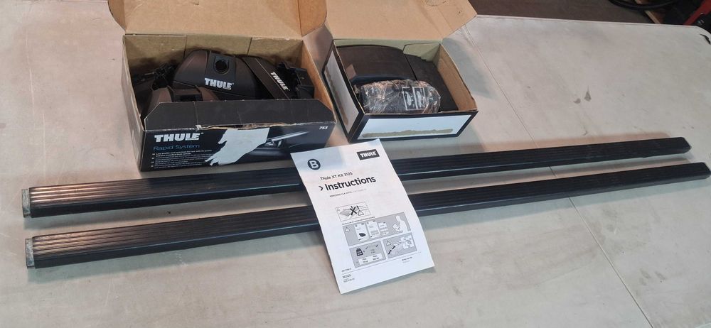 Thule Дачия Дъстър-МЕРЦЕДЕС CLA-C117-Форд-УНИВЕРСАЛНИ-мерцедес вито-VW Транспортер-греди-рейки-релси за куфар-багажник