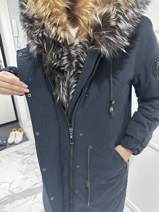 Зимняя парка, мех лиса