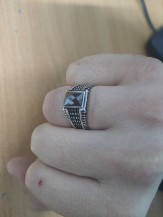 Кольцо серебро  17 18 размер