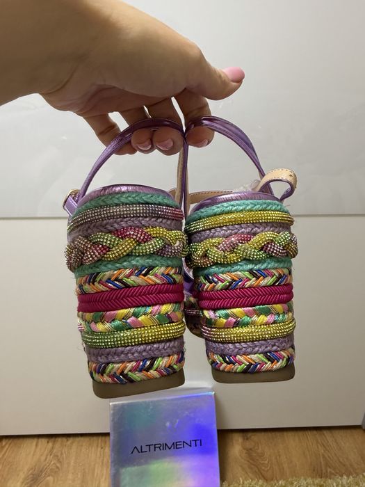 Sandale superbe Altrimenti, Lila, Marimea 39