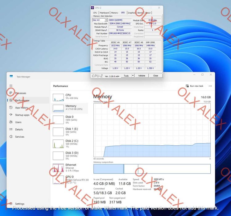 Procesor AMD Ryzen 5 5600X golden sample / kit 16GB RAM DDR4 + cooler