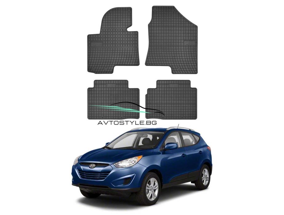 Гумени стелки за Hyundai Tucson 2009- 2015 г., Frogum - El Toro