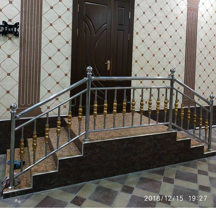 перила из нержавейки, аргон, нержавеющая сталь