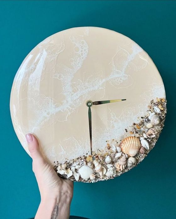 Resin Art, Epoxy smoladan yasalgan soat va kartinkalar